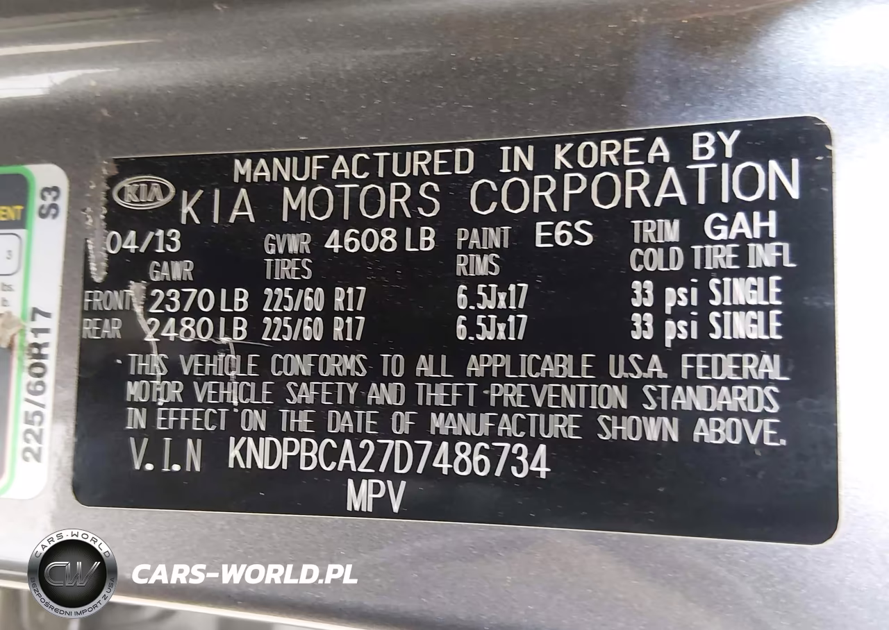 2013 Kia Sportage Lx VIN:KNDPBCA27D7486734 - 9