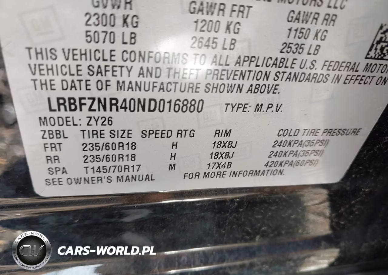 2022 Buick Envision Fwd Essence VIN:LRBFZNR40ND016880 - 9