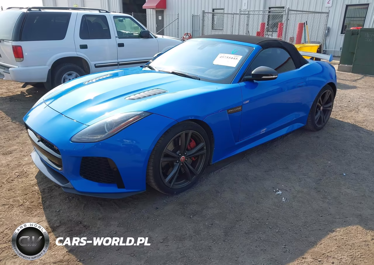 2017 Jaguar F-Type Svr VIN:SAJWJ6K87HMK38656 - 2