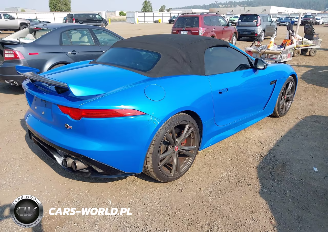 2017 Jaguar F-Type Svr VIN:SAJWJ6K87HMK38656 - 4