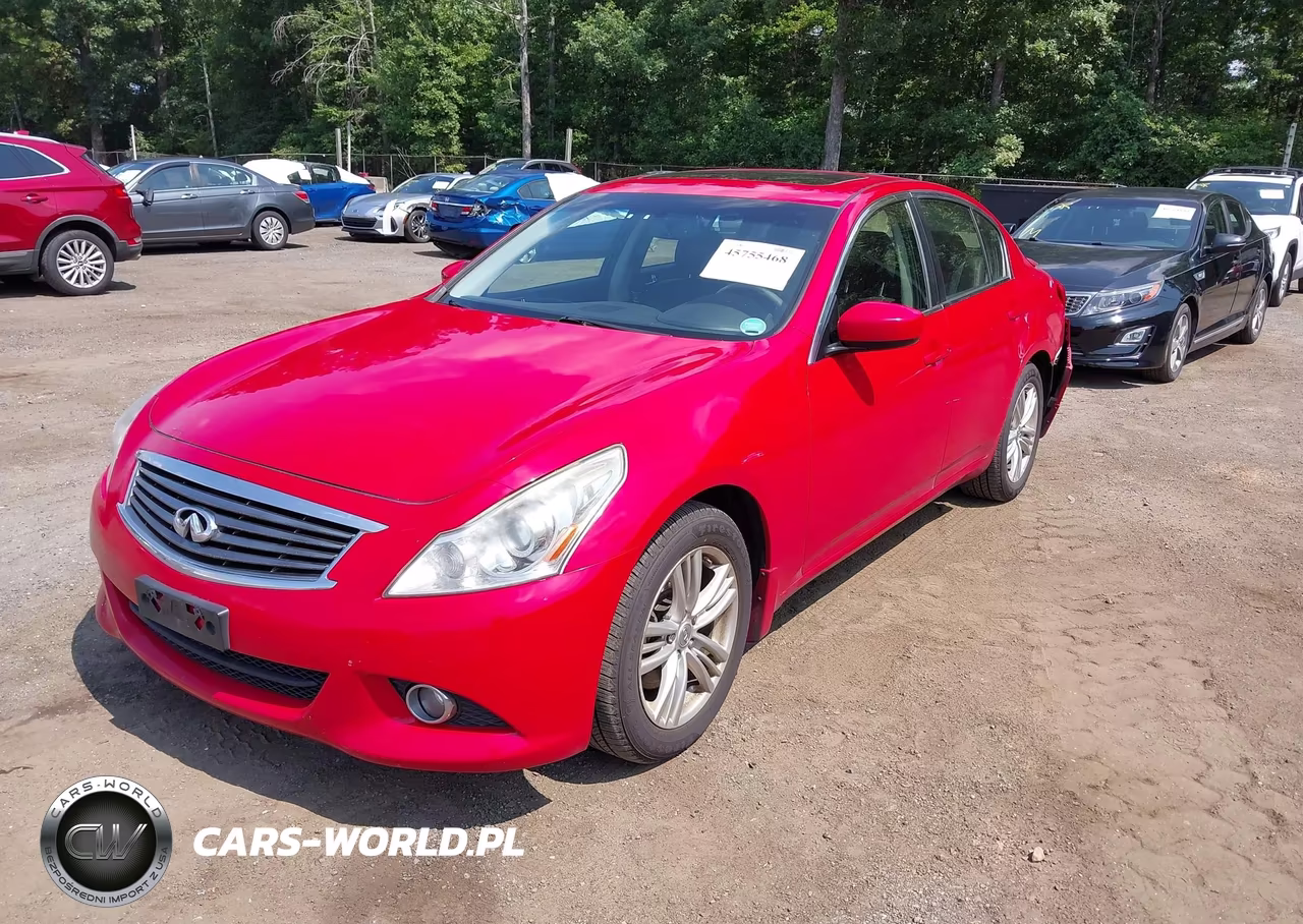 2013 Infiniti G37X VIN:JN1CV6AR9DM352154 - 2
