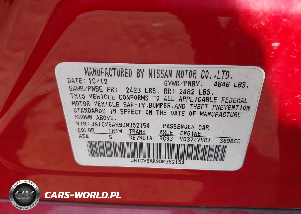 2013 Infiniti G37X VIN:JN1CV6AR9DM352154 - 9