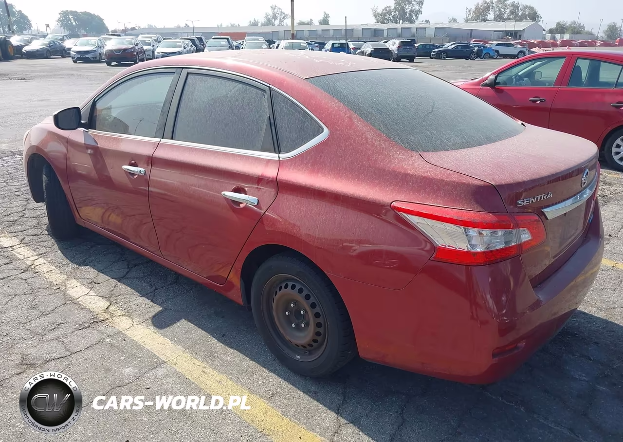 2014 Nissan Sentra Fe+ S-Fe+ Sv-S-Sl-Sr-Sv VIN:3N1AB7AP2EY242419 - 3