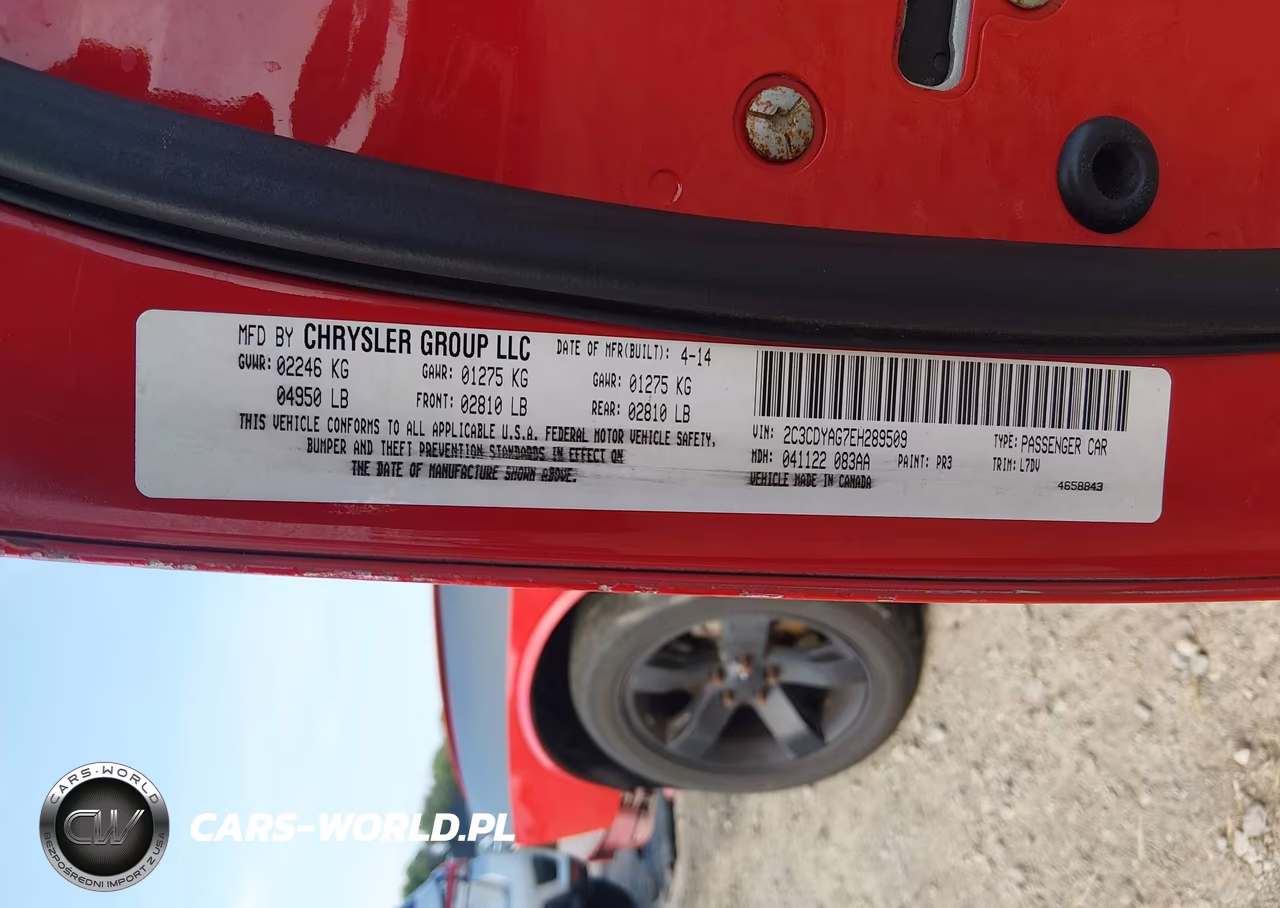 2014 Dodge Challenger Sxt VIN:2C3CDYAG7EH289509 - 9