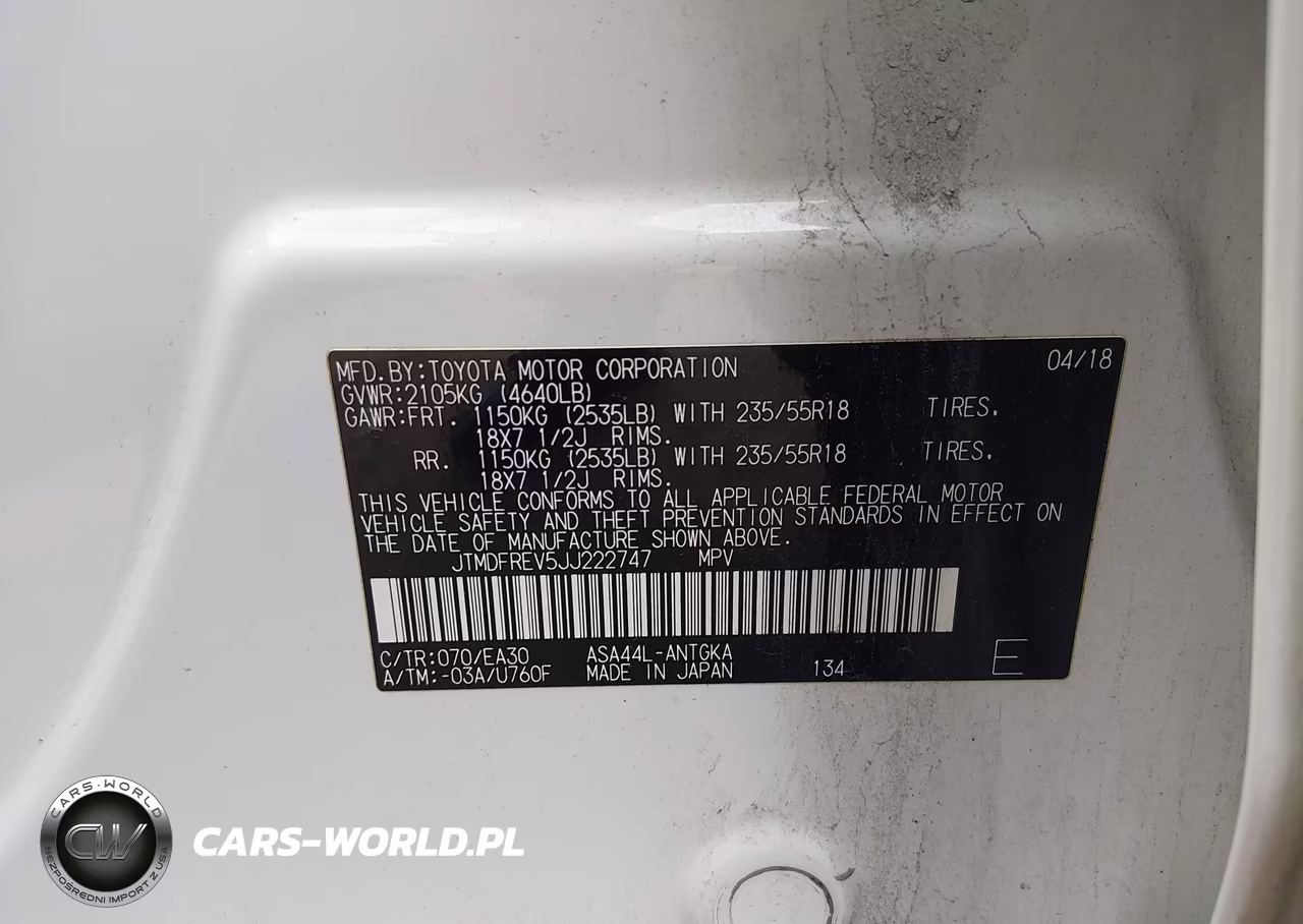2018 Toyota Rav4 Limited VIN:JTMDFREV5JJ222747 - 9