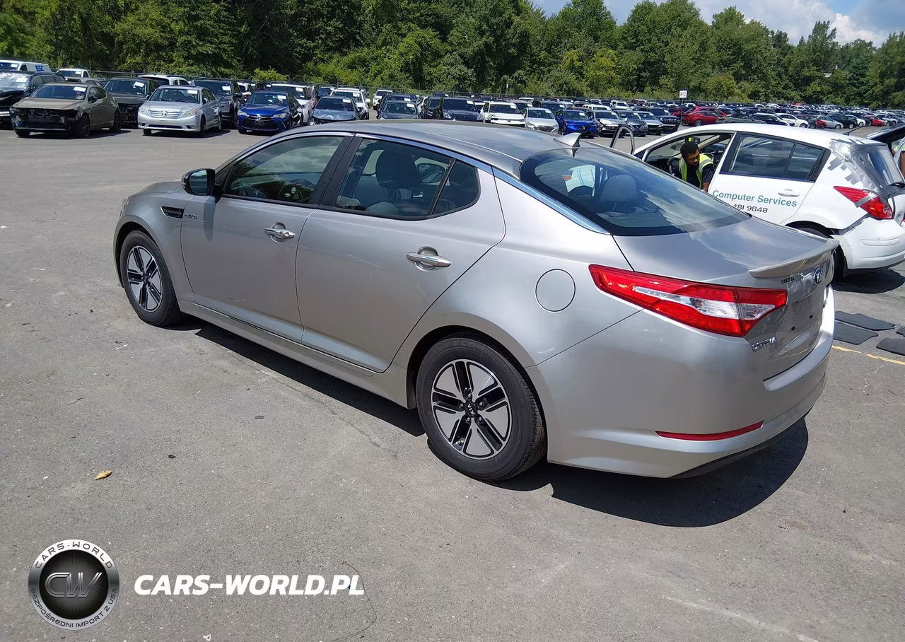 2013 Kia Optima Hybrid Lx VIN:KNAGM4AD4D5045038 - 3