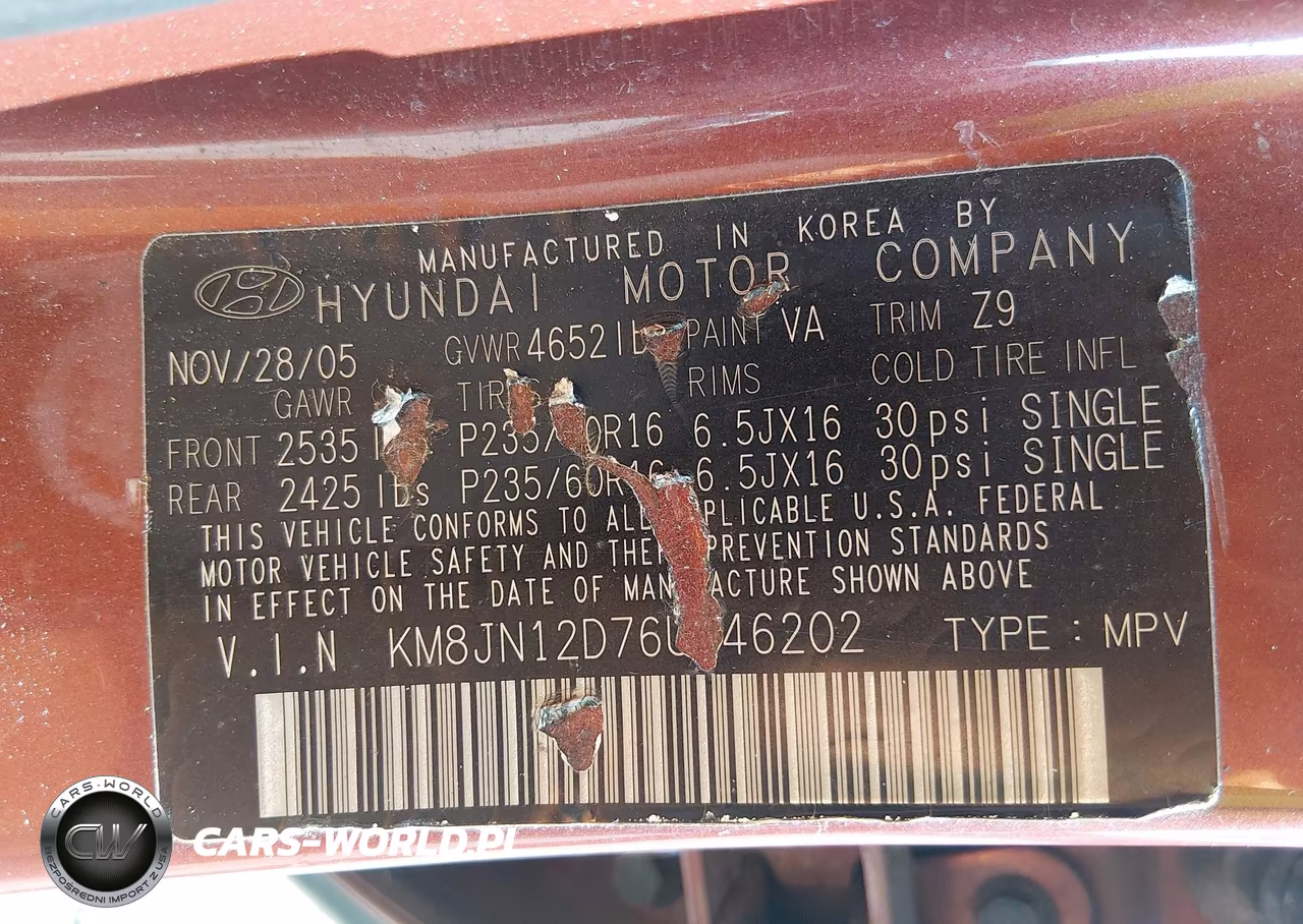 2006 Hyundai Tucson Gls-Limited VIN:KM8JN12D76U346202 - 9