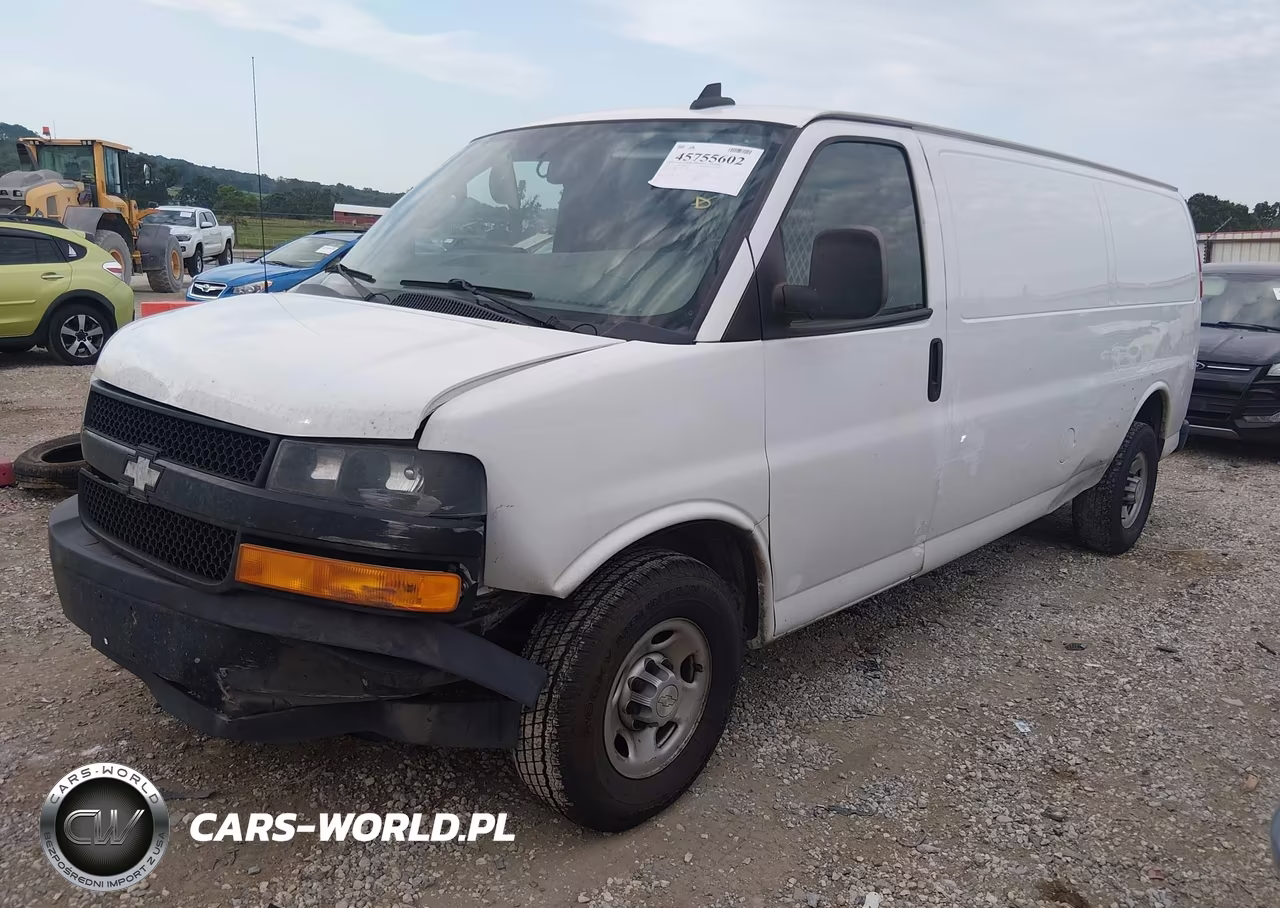 2021 Chevrolet Express Cargo Rwd 2500 Extended Wheelbase Wt VIN:1GCWGBF77M1174122 - 2