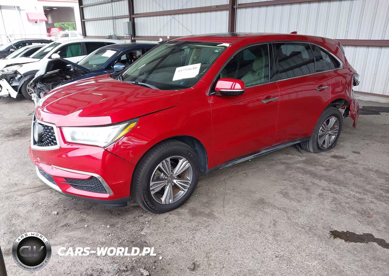 2019 Acura Mdx Standard VIN:5J8YD3H38KL006607 - 2