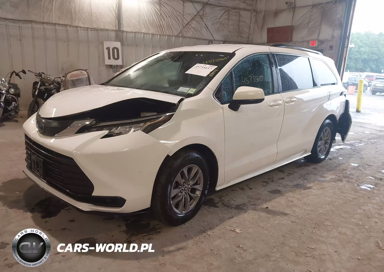 2022 Toyota Sienna Le VIN:5TDKRKEC5NS103223 - 2