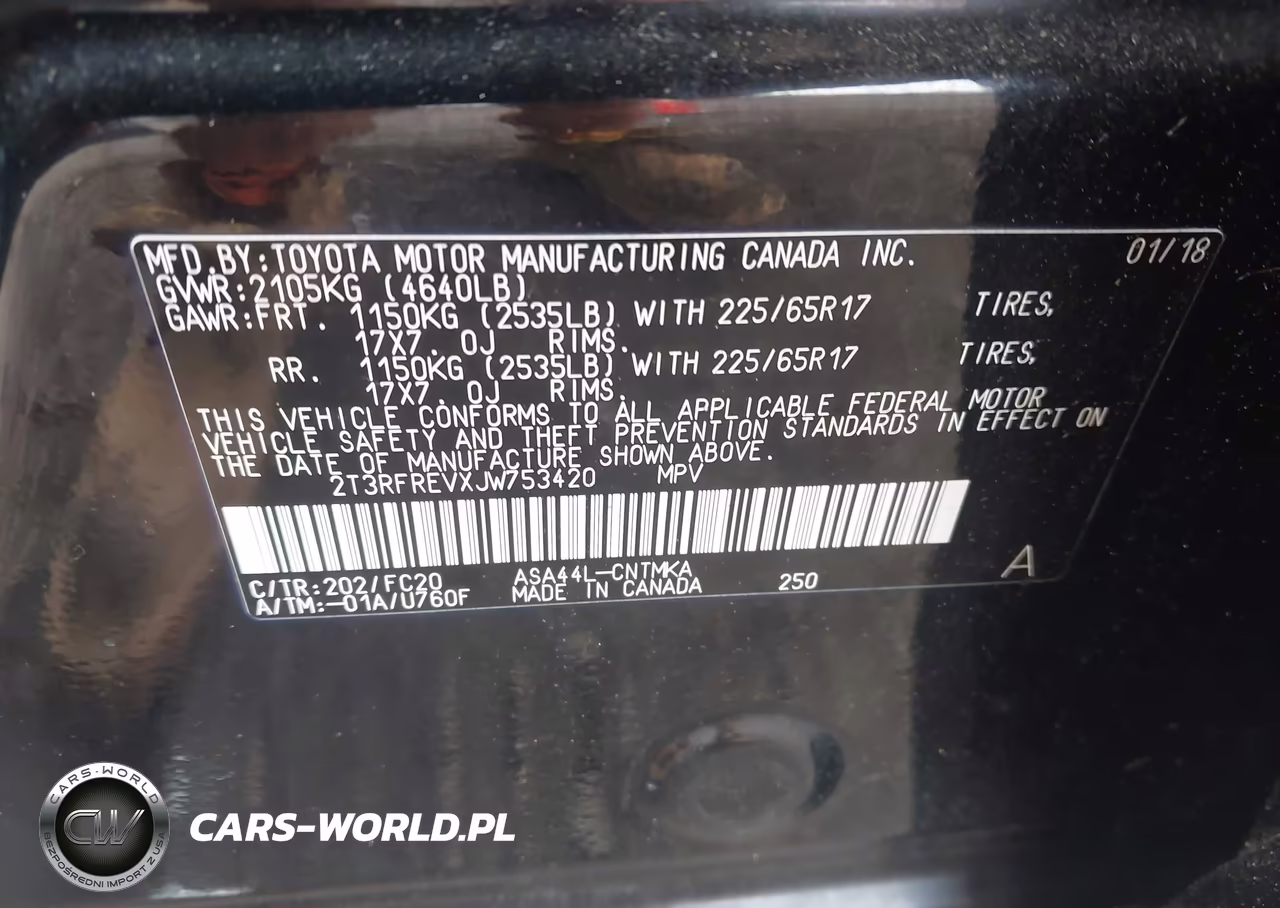2018 Toyota Rav4 Xle VIN:2T3RFREVXJW753420 - 9
