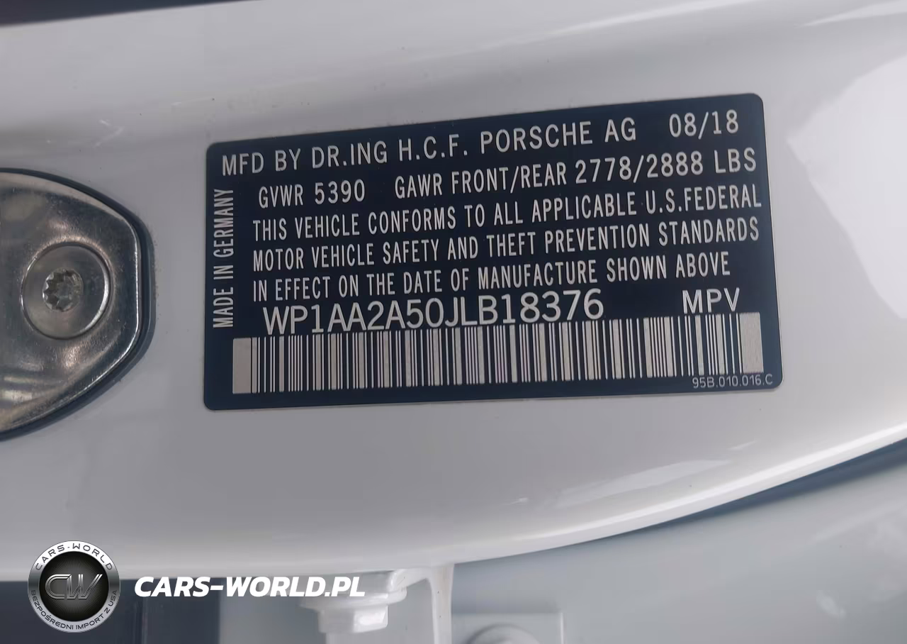 2018 Porsche Macan Sport Edition VIN:WP1AA2A50JLB18376 - 9