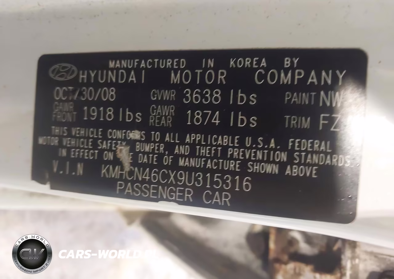 2009 Hyundai Accent Gls VIN:KMHCN46CX9U315316 - 9