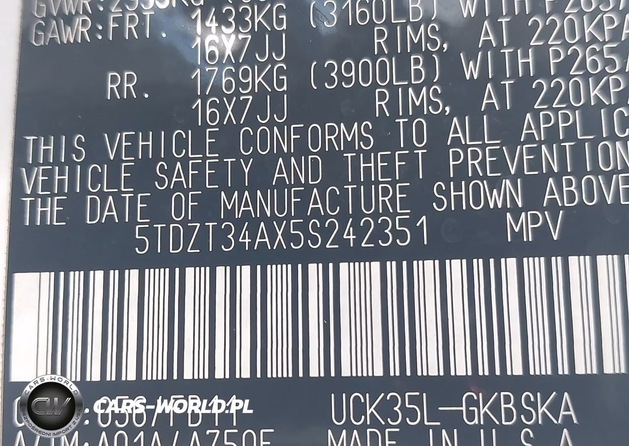 2005 Toyota Sequoia Sr5 V8 VIN:5TDZT34AX5S242351 - 9