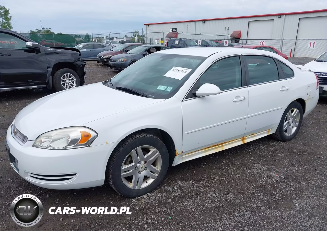 2012 Chevrolet Impala Lt VIN:2G1WB5E38C1112499 - 2