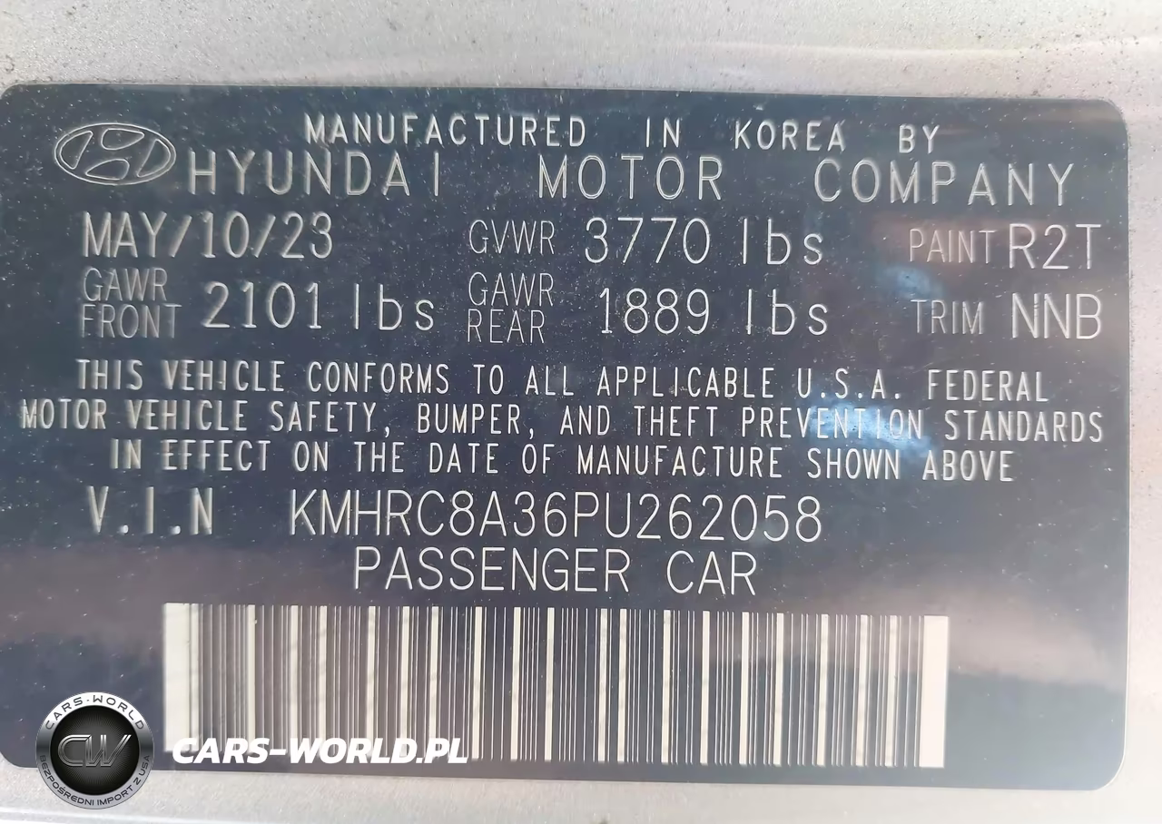 2023 Hyundai Venue Sel VIN:KMHRC8A36PU262058 - 9