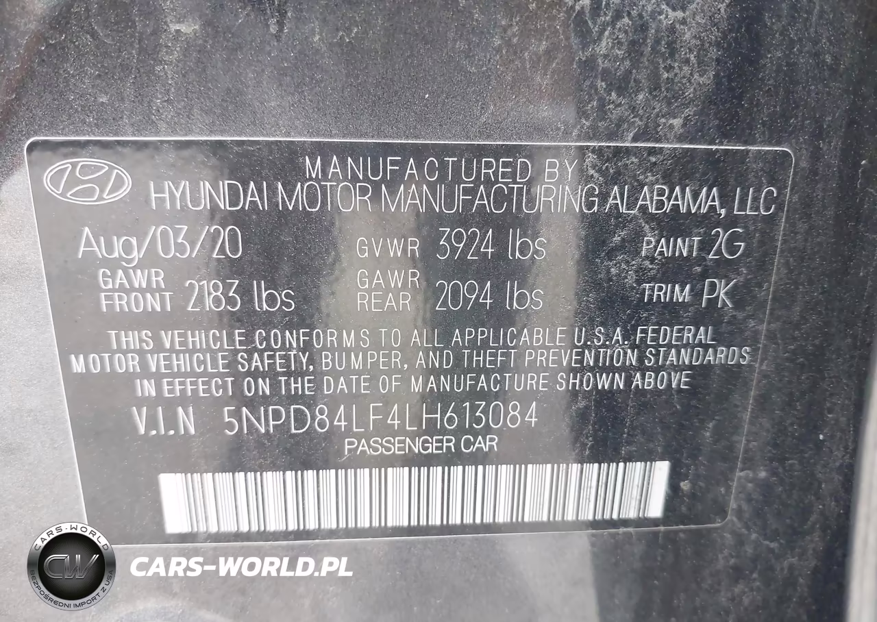 2020 Hyundai Elantra Sel VIN:5NPD84LF4LH613084 - 9