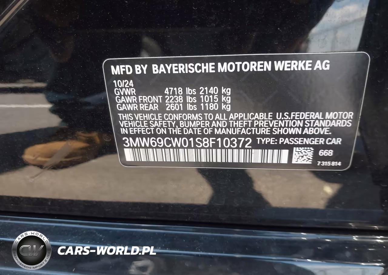 2025 BMW 330I VIN:3MW69CW01S8F10372 - 9