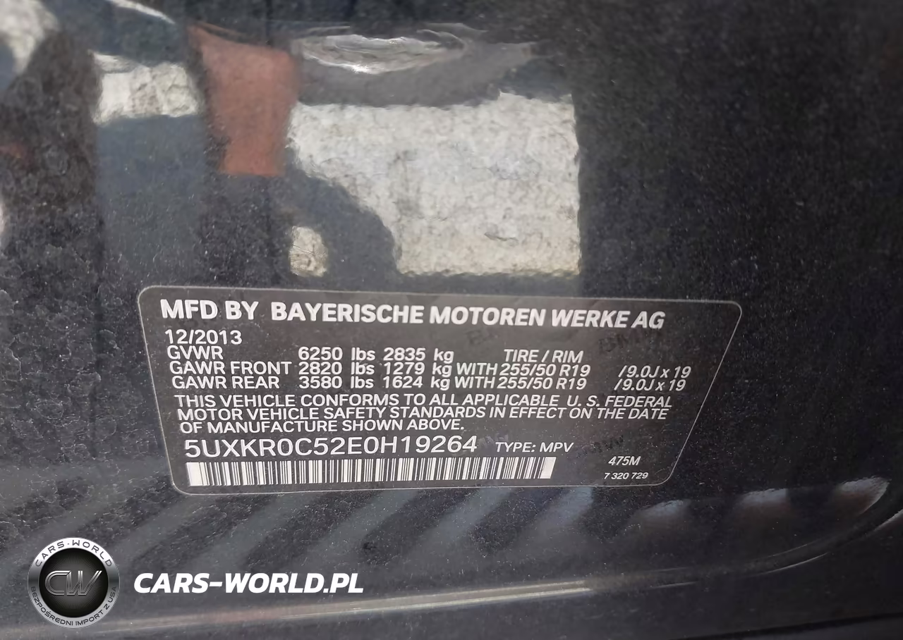 2014 BMW X5 xDrive35I VIN:5UXKR0C52E0H19264 - 9