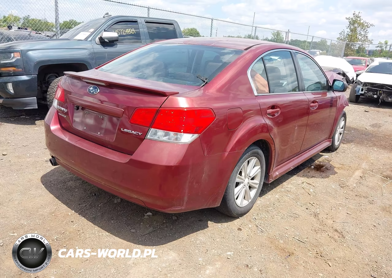 2011 Subaru Legacy 2.5I Premium VIN:4S3BMCG60B3248128 - 4