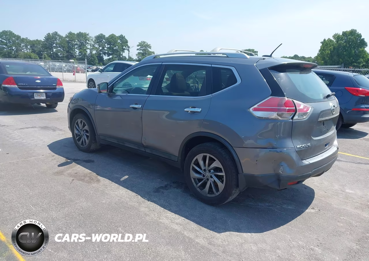 2015 Nissan Rogue Sl VIN:5N1AT2MT1FC873495 - 3