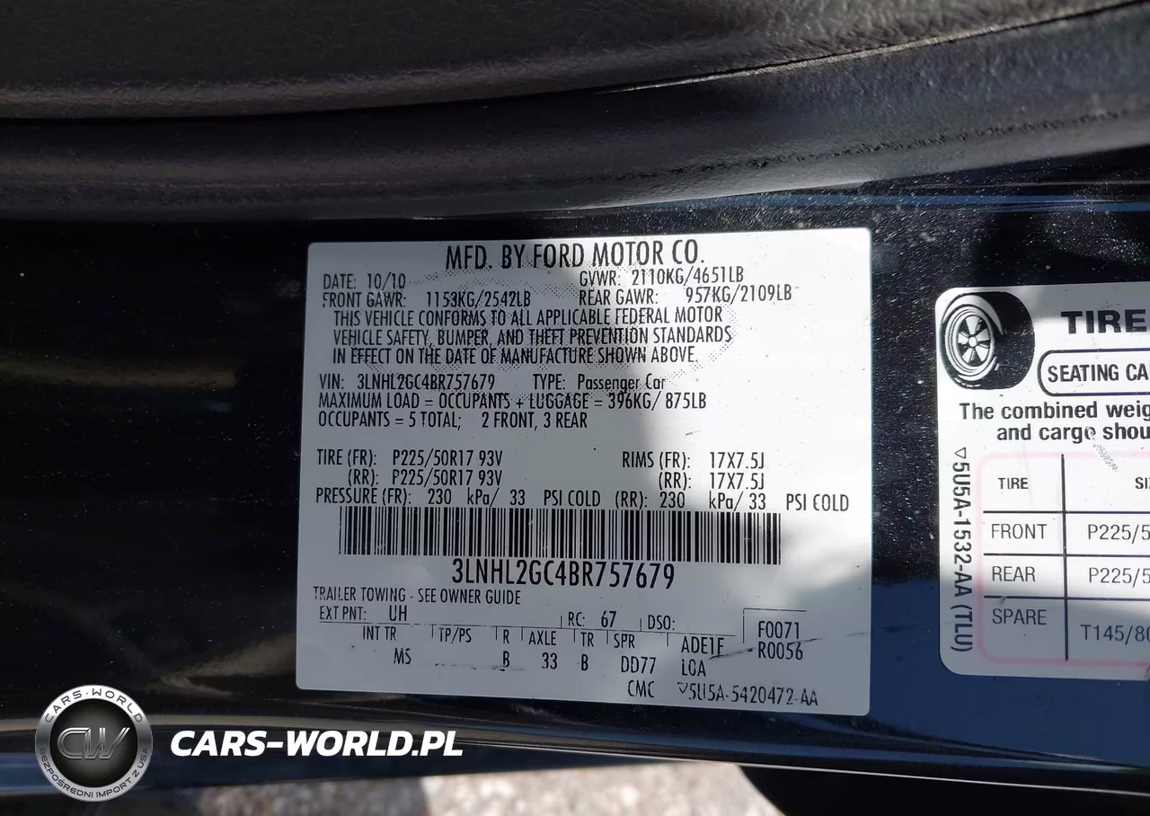 2011 Lincoln Mkz VIN:3LNHL2GC4BR757679 - 9
