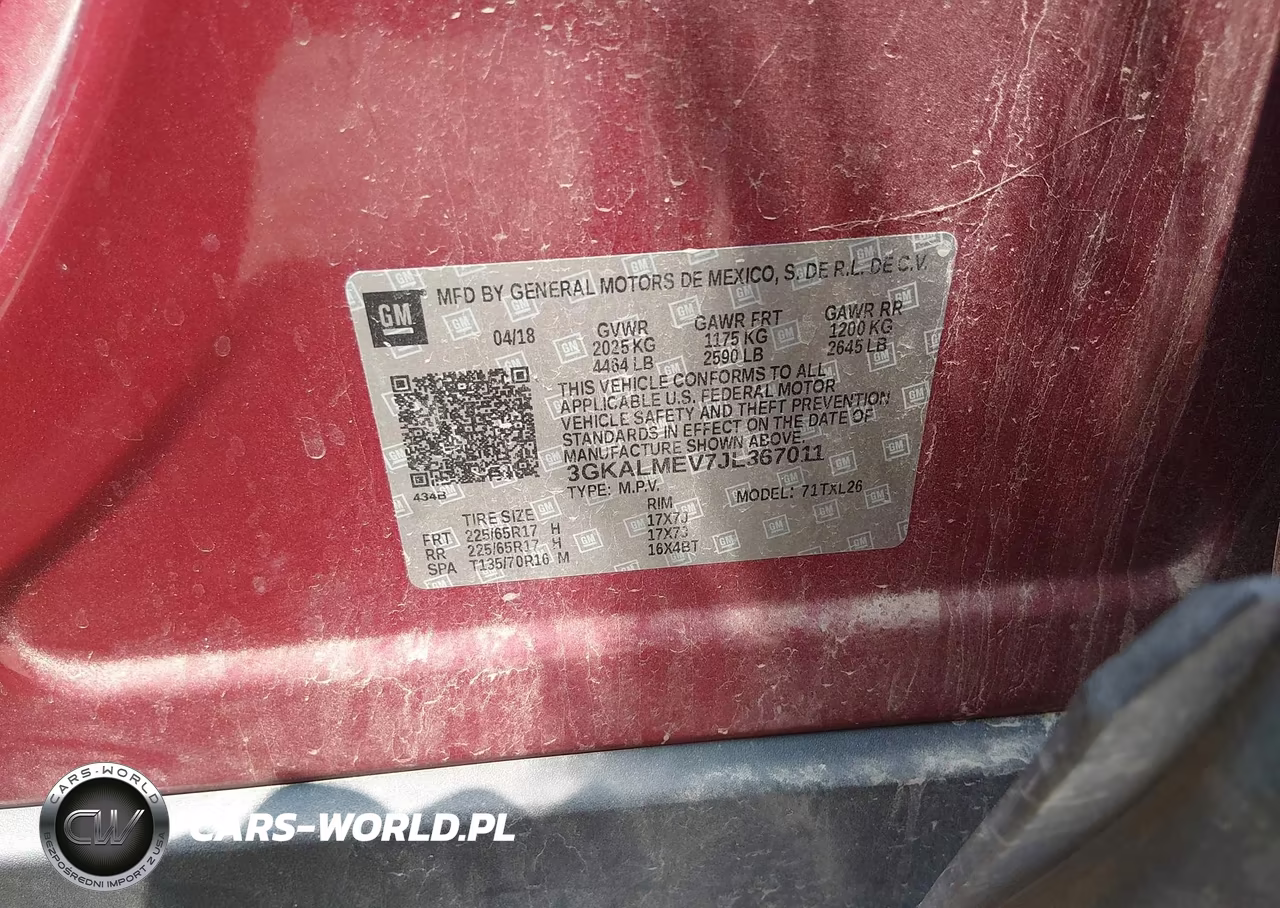 2018 GMC Terrain Sle VIN:3GKALMEV7JL367011 - 9