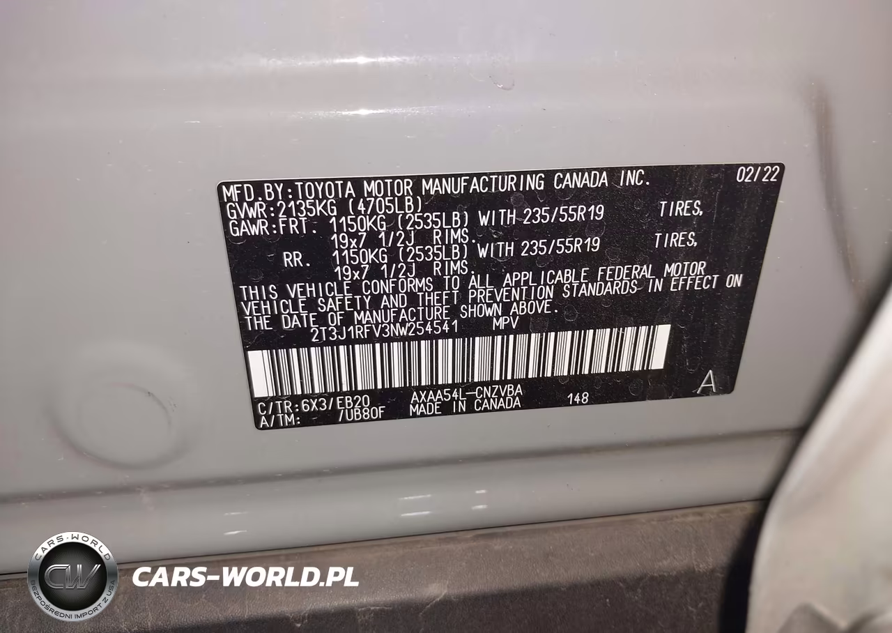 2022 Toyota Rav4 Adventure VIN:2T3J1RFV3NW254541 - 9