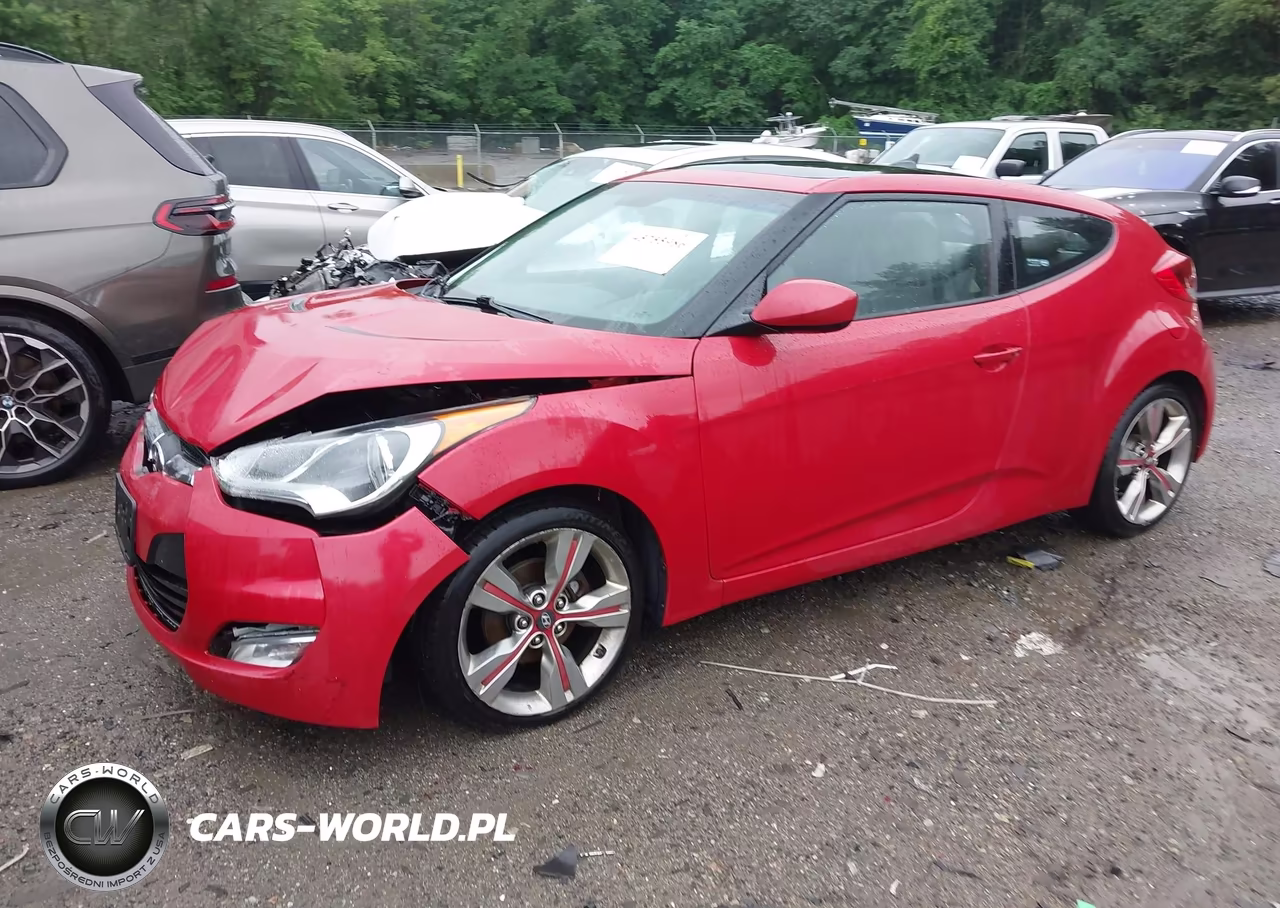 2012 Hyundai Veloster Base W-Gray VIN:KMHTC6AD4CU048666 - 2