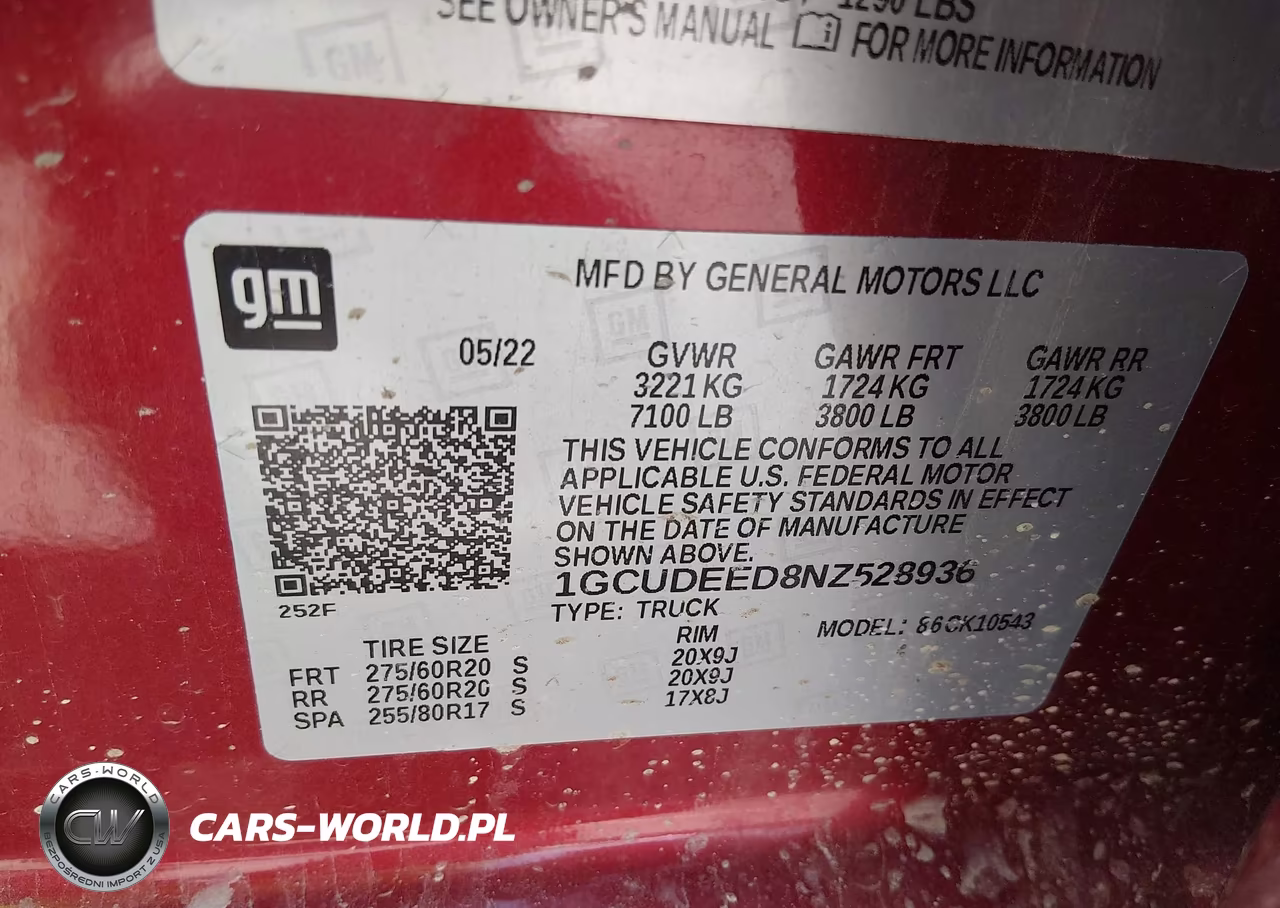 2022 Chevrolet Silverado 1500 4Wd Short Bed Rst VIN:1GCUDEED8NZ528936 - 9