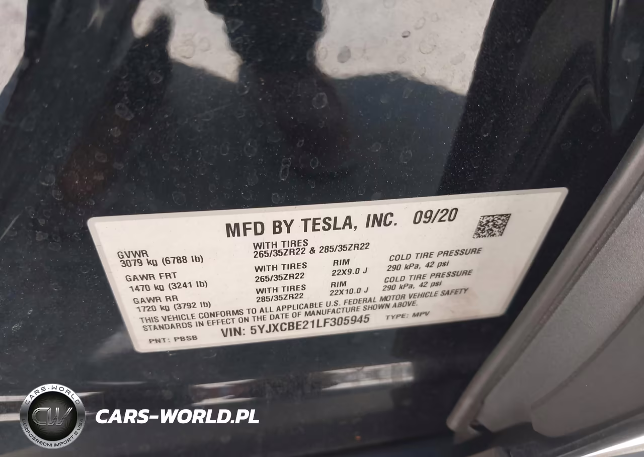 2020 Tesla Model X Long Range Dual Motor All-Wheel Drive-Long Range Plus Dual Motor All-Wheel Drive VIN:5YJXCBE21LF305945 - 9