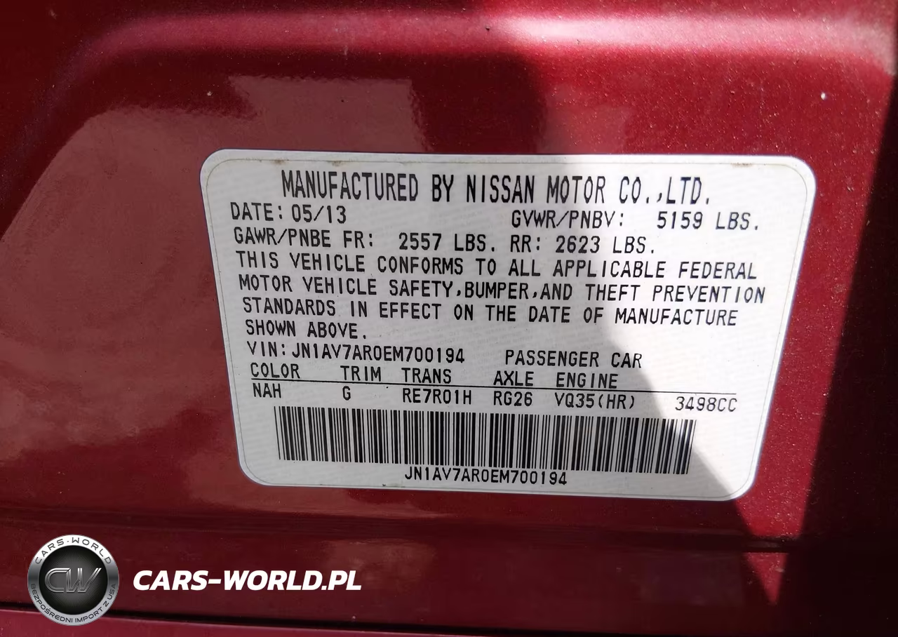 2014 Infiniti Q50 Hybrid Sport VIN:JN1AV7AR0EM700194 - 9