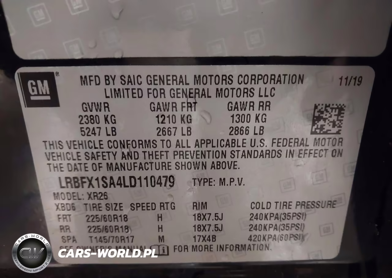 2020 Buick Envision Awd Preferred VIN:LRBFX1SA4LD110479 - 9