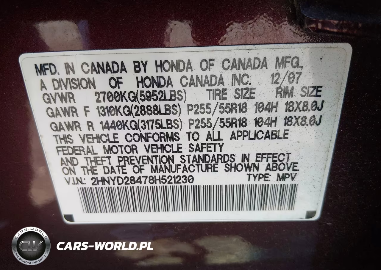 2008 Acura Mdx Technology Package VIN:2HNYD28478H521230 - 9
