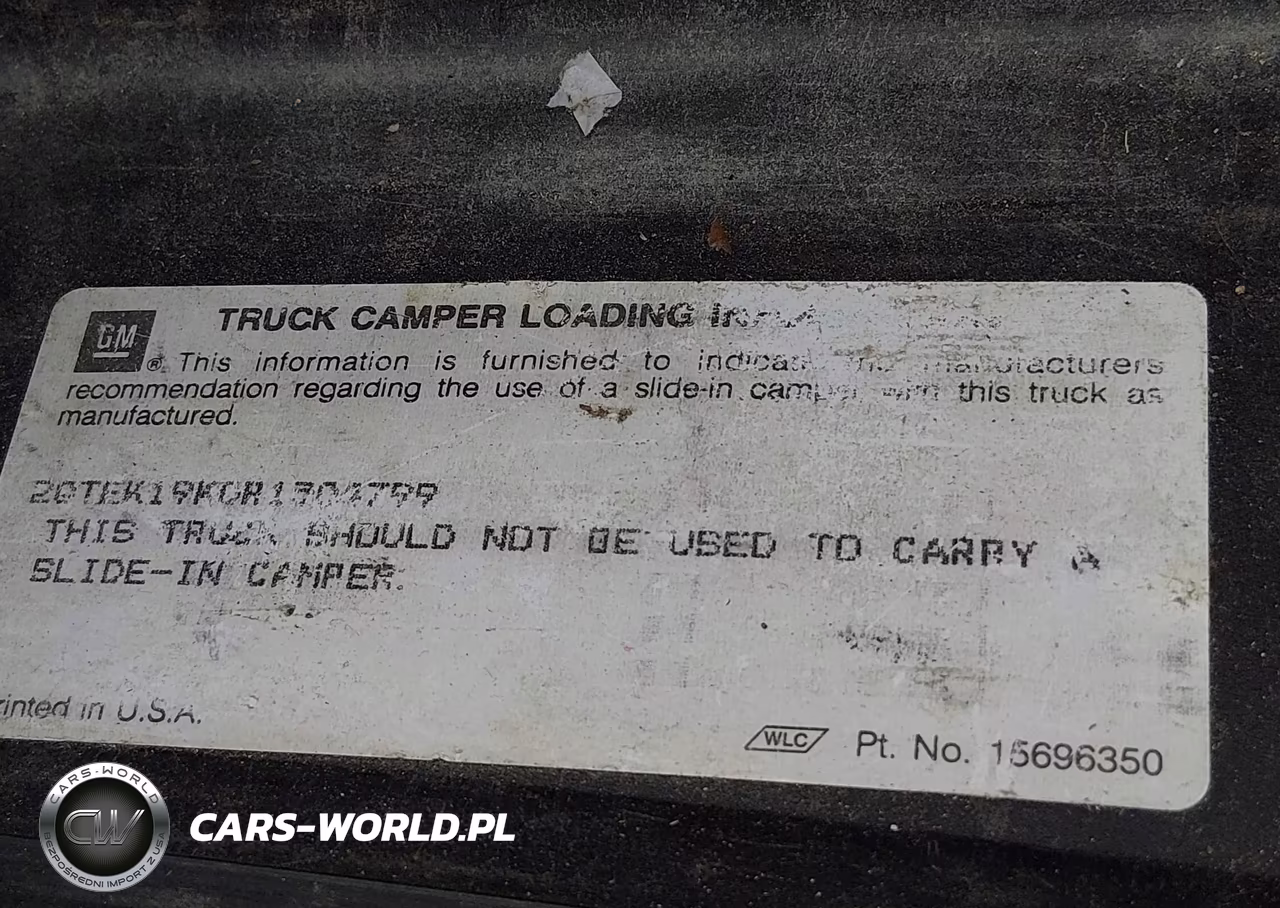 1994 GMC Sierra K1500 VIN:2GTEK19K0R1504799 - 9