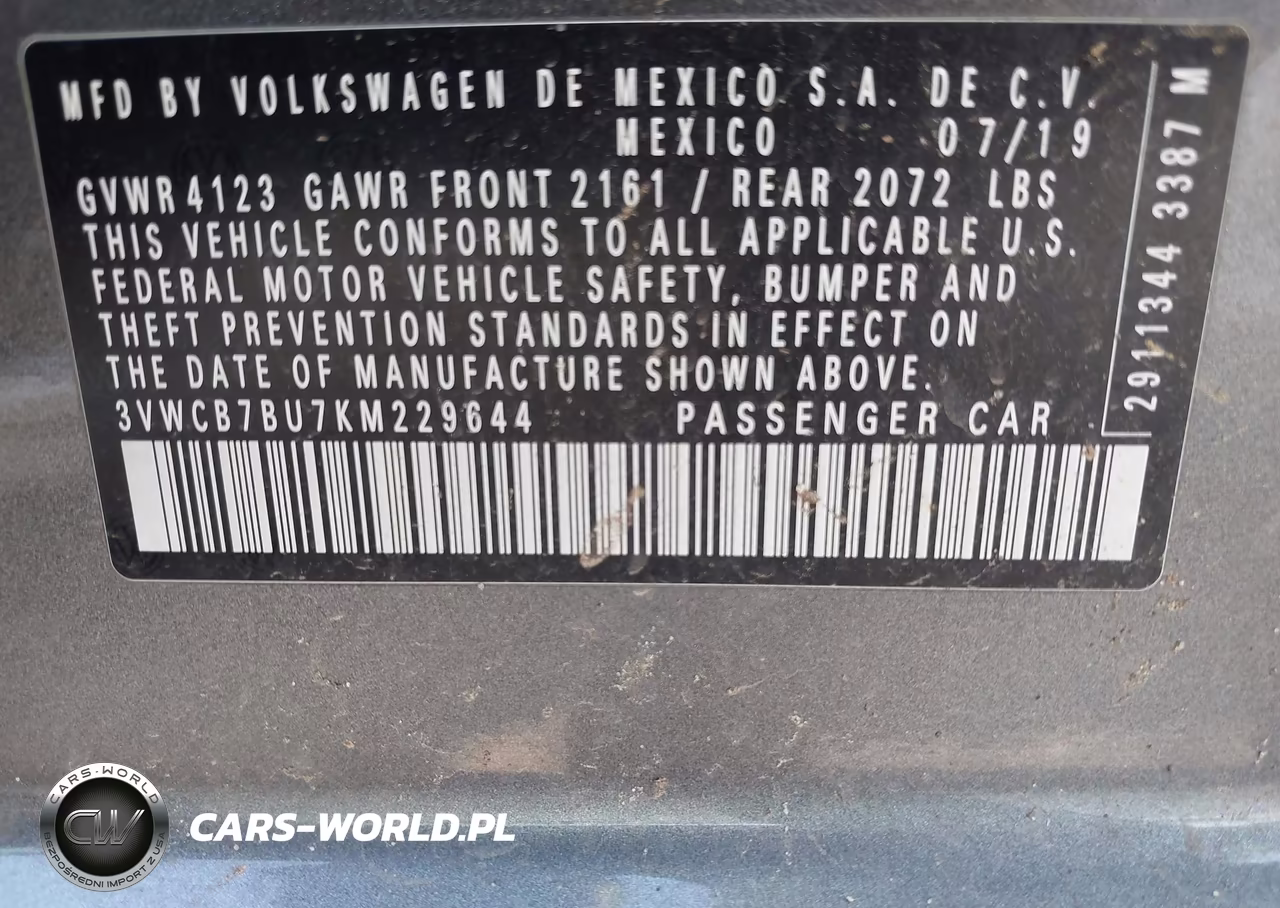 2019 Volkswagen Jetta 1.4T R-Line-1.4T S-1.4T Se VIN:3VWCB7BU7KM229644 - 9