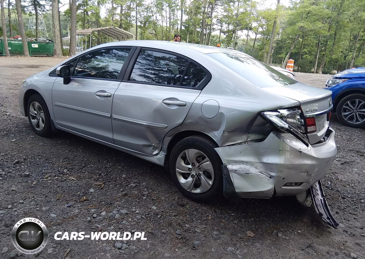 2014 Honda Civic Lx VIN:2HGFB2F54EH529412 - 3
