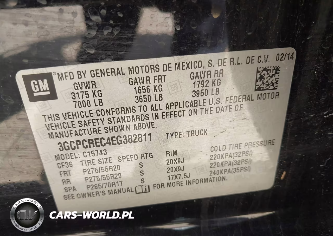 2014 Chevrolet Silverado 1500 Lt VIN:3GCPCREC4EG382811 - 9
