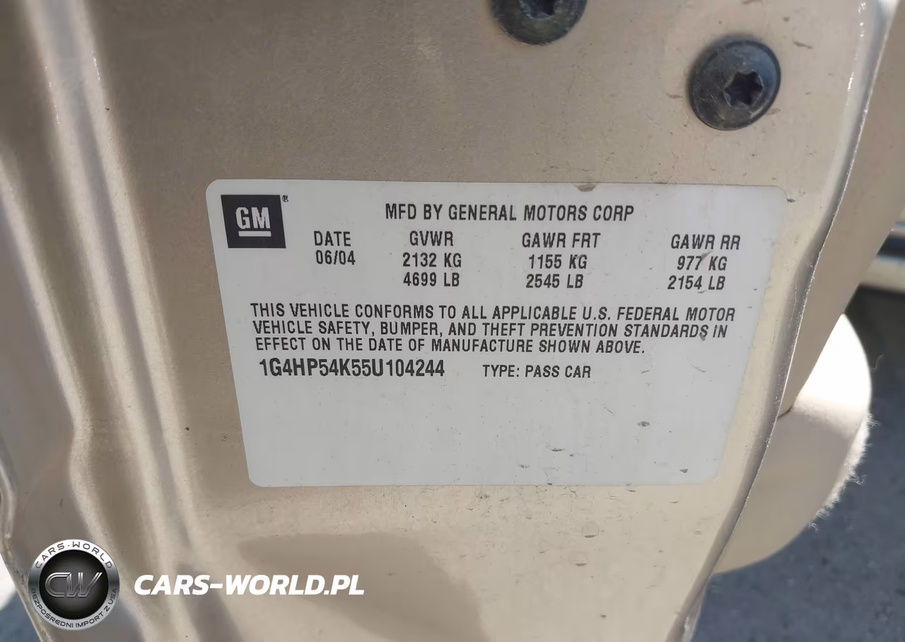 2005 Buick Lesabre Custom VIN:1G4HP54K55U104244 - 9