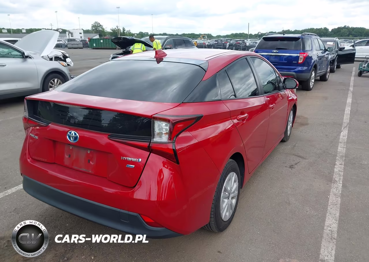 2021 Toyota Prius L Eco VIN:JTDKAMFUXM3145199 - 4