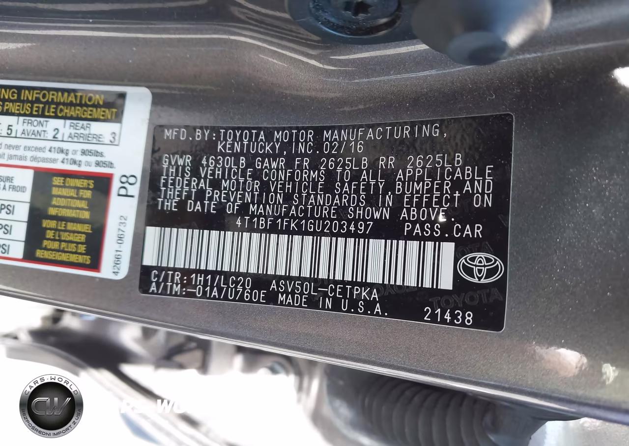 2016 Toyota Camry Xse VIN:4T1BF1FK1GU203497 - 9