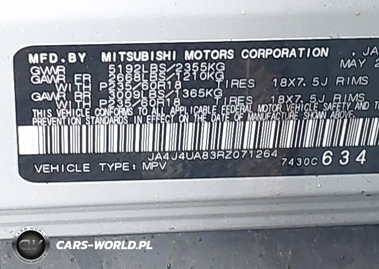 2024 Mitsubishi Outlander Es 2.5 S-Awc VIN:JA4J4UA83RZ071264 - 9