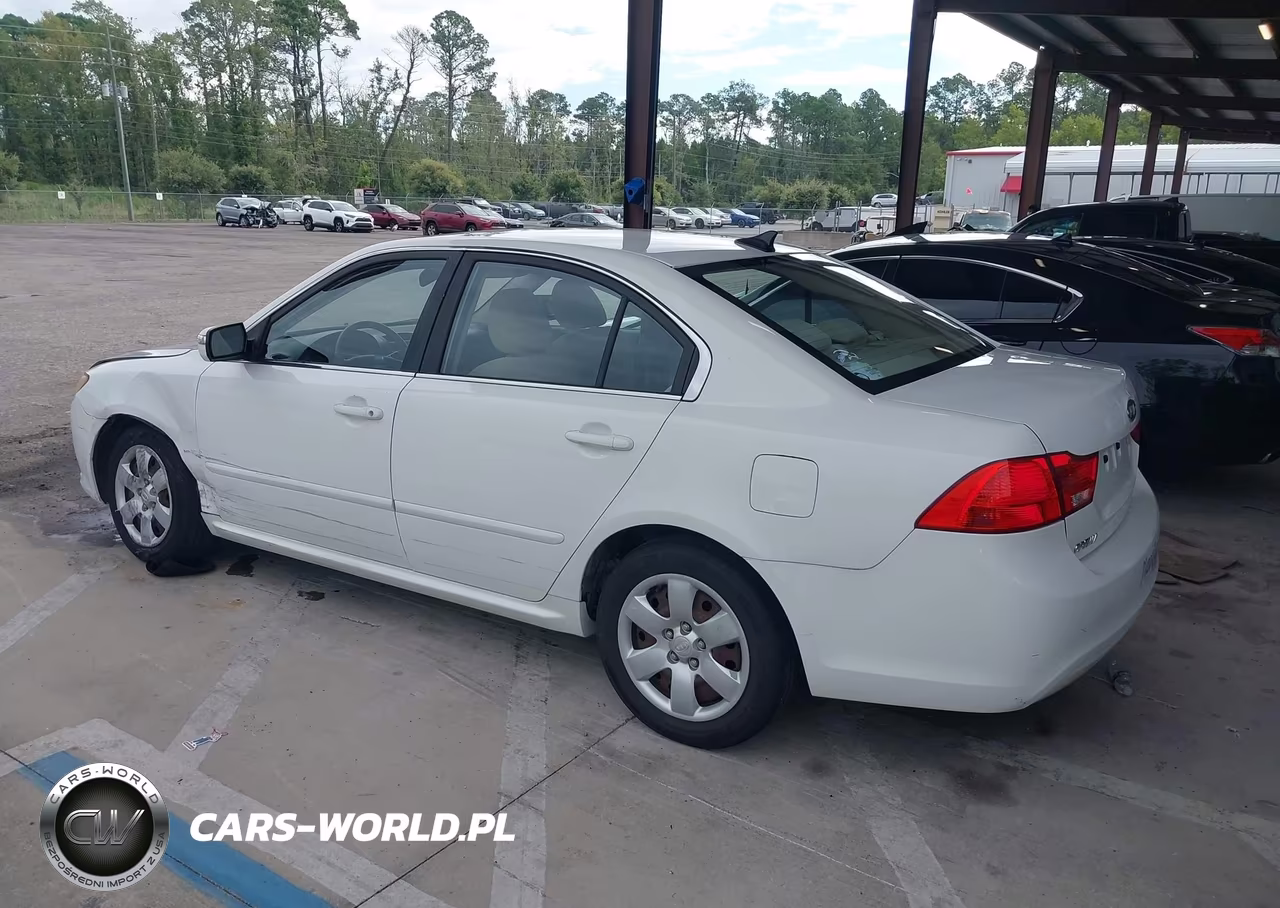 2009 Kia Optima Lx VIN:KNAGE228X95349436 - 3