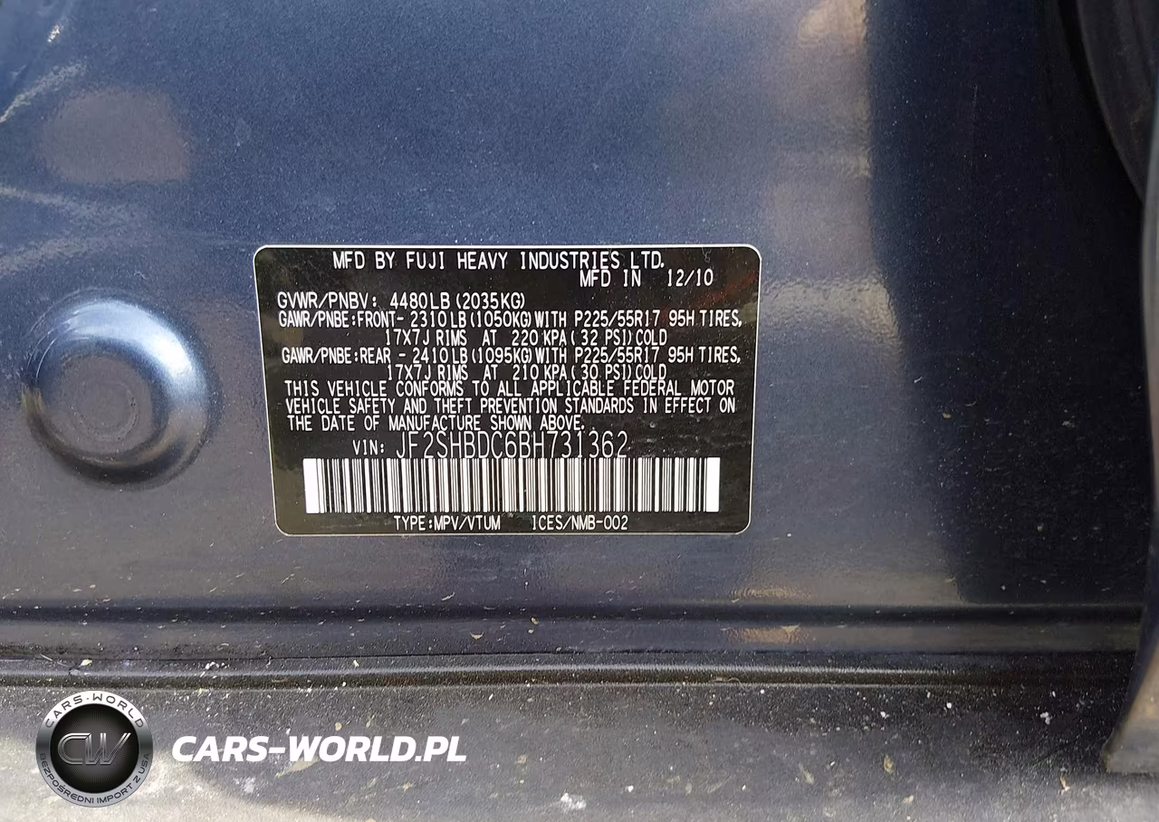 2011 Subaru Forester 2.5X Premium VIN:JF2SHBDC6BH731362 - 9