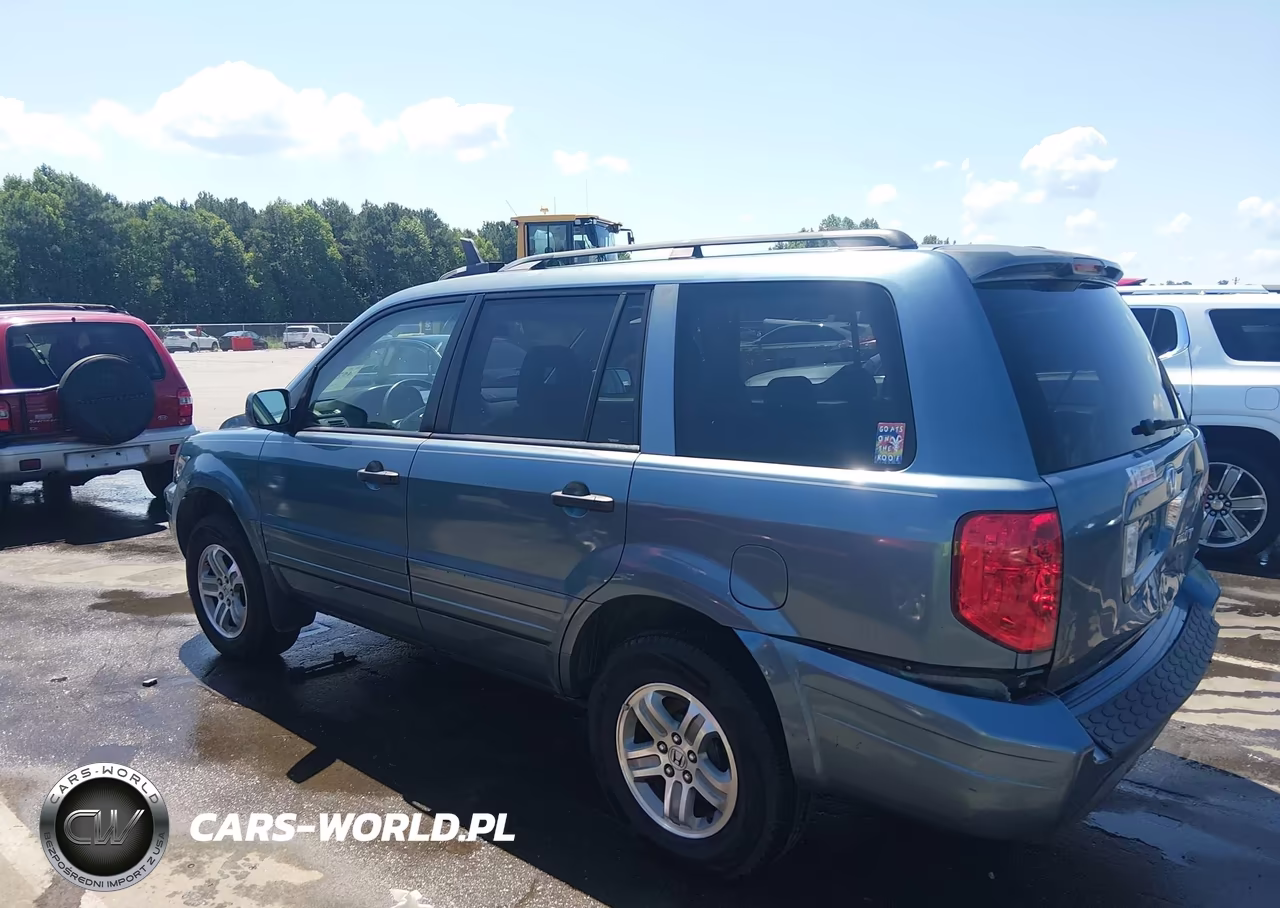 2005 Honda Pilot Ex-L VIN:2HKYF18715H511154 - 3
