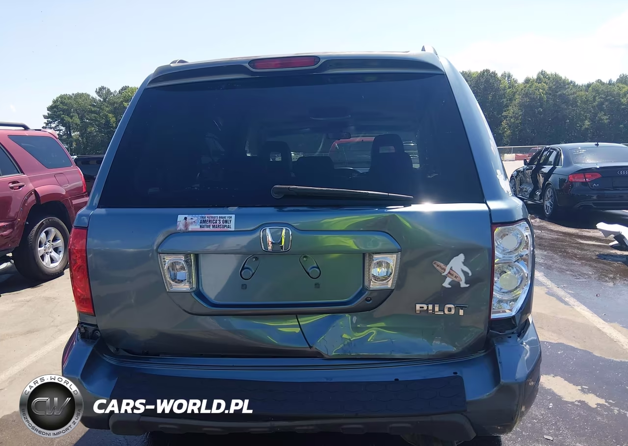 2005 Honda Pilot Ex-L VIN:2HKYF18715H511154 - 6
