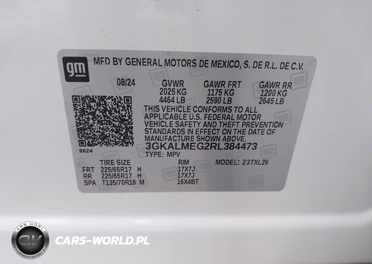 2024 GMC Terrain Fwd Sle VIN:3GKALMEG2RL384473 - 9