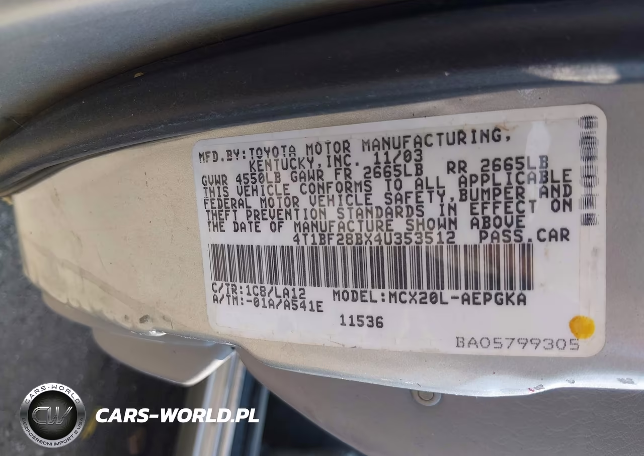2004 Toyota Avalon Xls VIN:4T1BF28BX4U353512 - 9