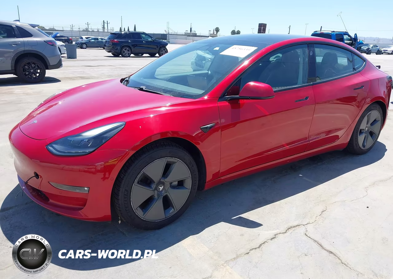 2021 Tesla Model 3 Long Range Dual Motor All-Wheel Drive VIN:5YJ3E1EB1MF877103 - 2