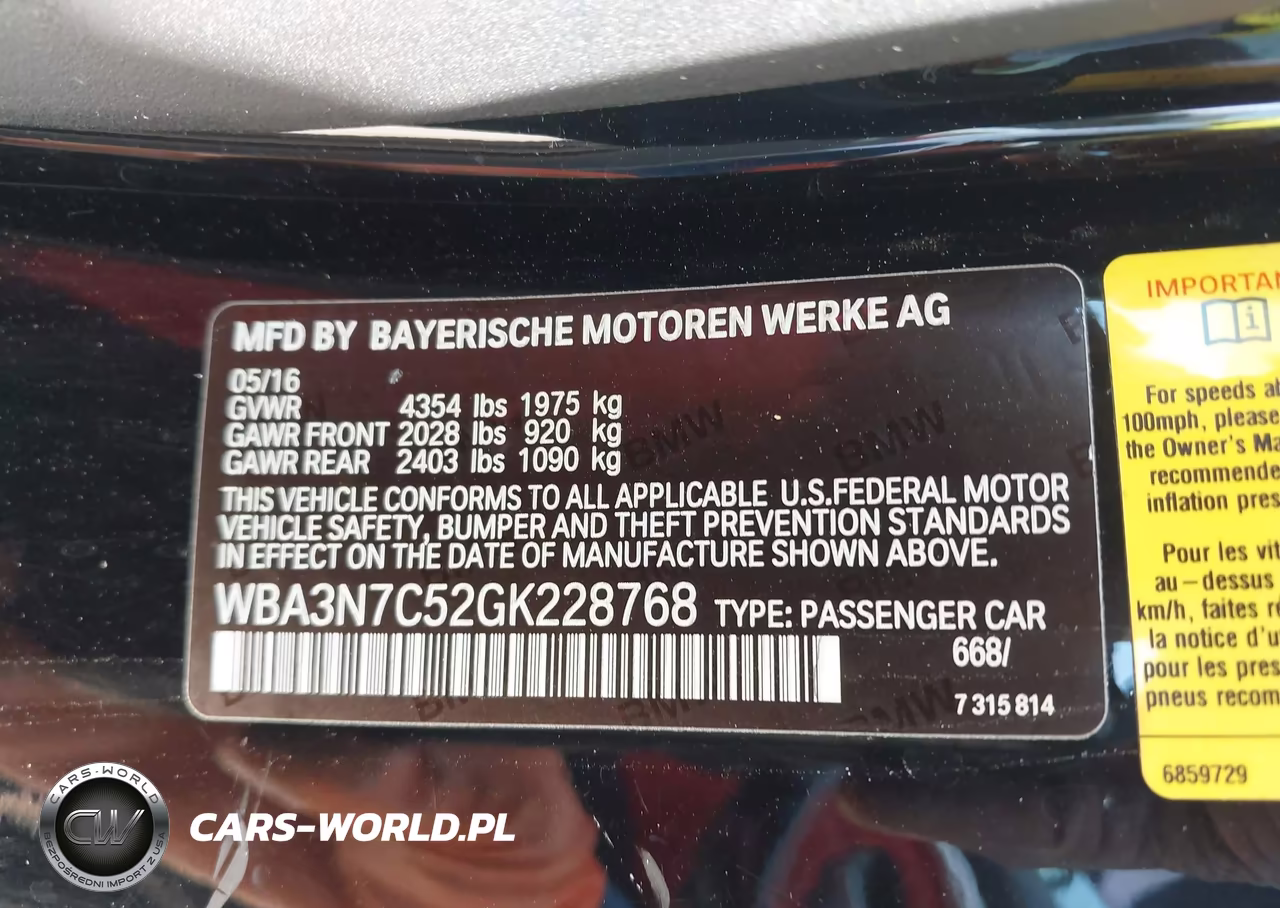 2016 BMW 428I VIN:WBA3N7C52GK228768 - 9